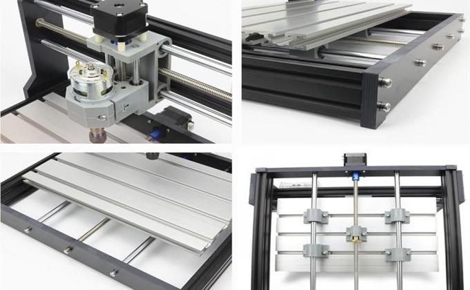 US ストック 1610 PRO CNC 木材磨き機 キット 3 軸 デスクトップ GRBL コントローラー DIY 彫刻機 ER11 0