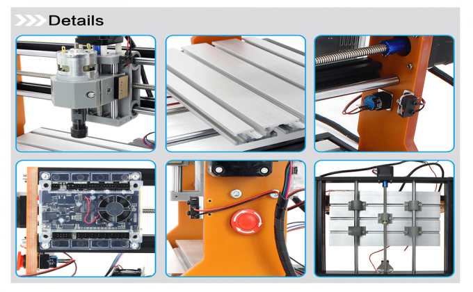 3018 プロルーター 制限スイッチと緊急停止付きのCNC彫刻機 1