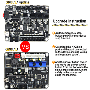 アメリカ ストック CNC ミニルーター 3018 Pro Max ER11 3 軸 DIY ミニ 彫刻 木製 PCB PVC フリース 7