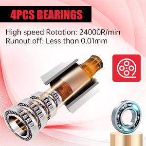 2.2kw ER20 CNC スピンドルモーターキット CNCマシンのための空気冷却 3