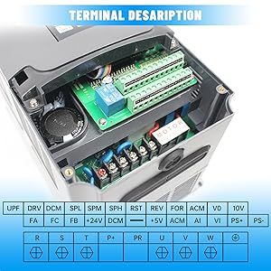 VFD HYシリーズ インバーター HY04D023B 4kw 400hz 入力単相出力3相 220v 1