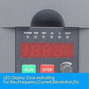 VFD HYシリーズ インバーター HY04D023B 4kw 400hz 入力単相出力3相 220v 6